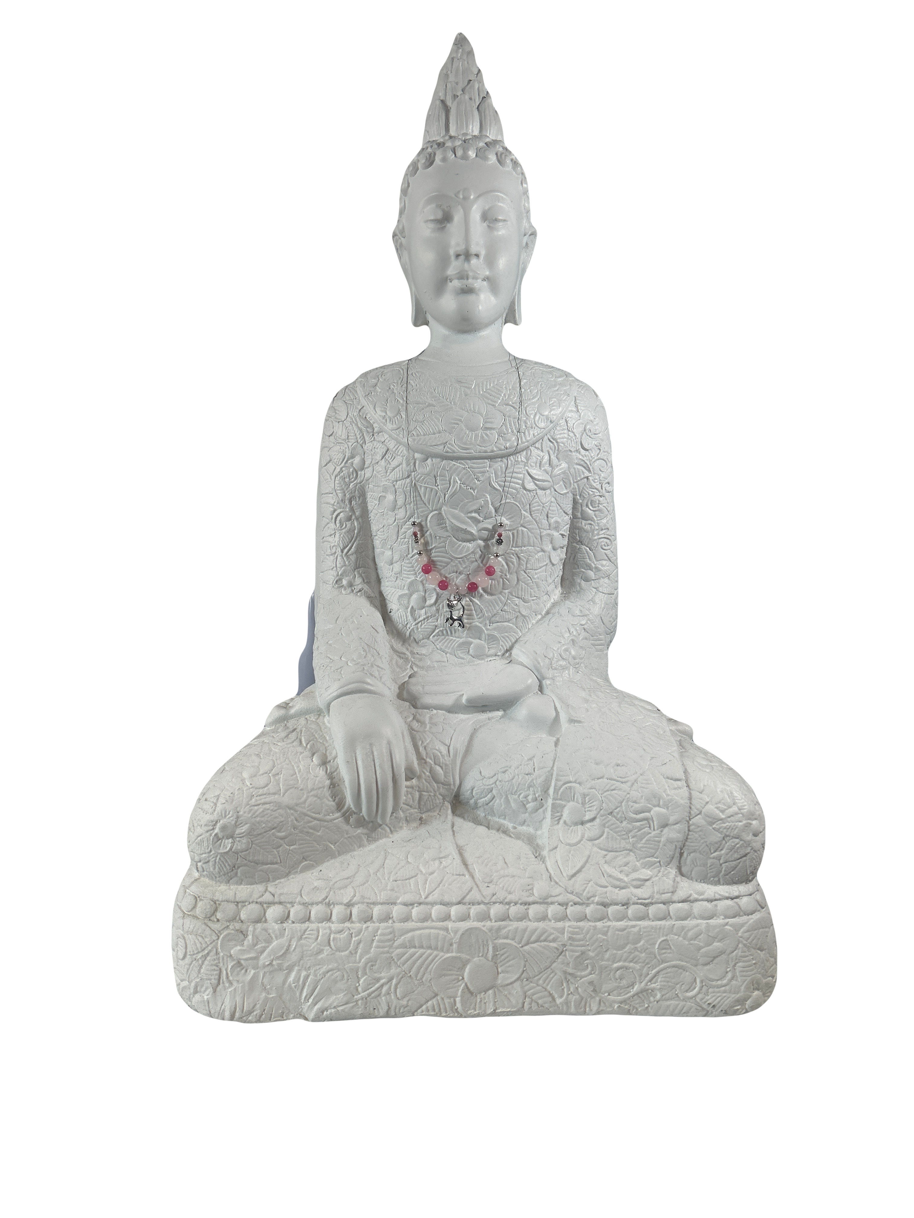 Collier enfants sur fil quartz rose et rhodochrosite