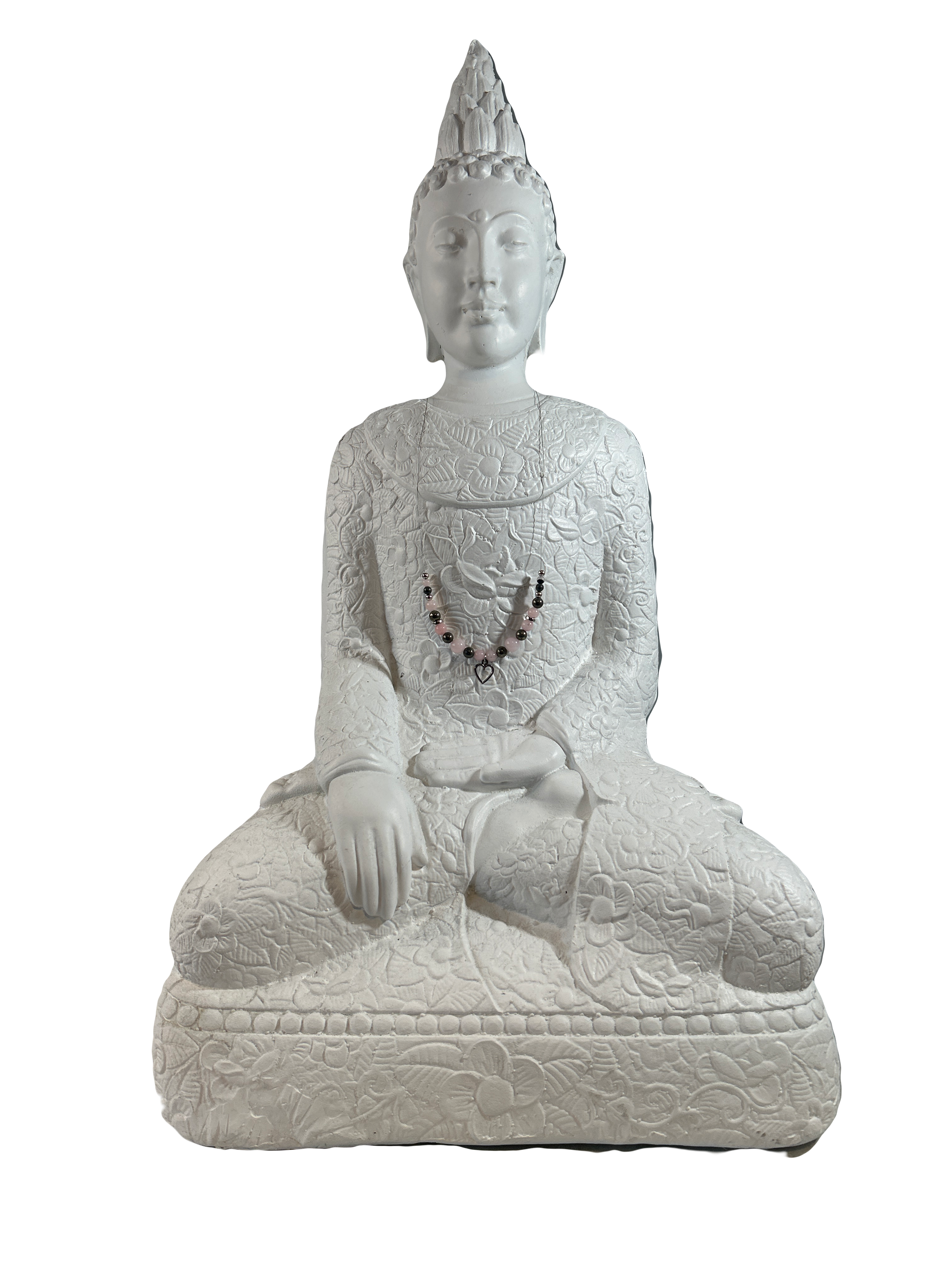 Collier enfants sur fil pyrite et quartz rose