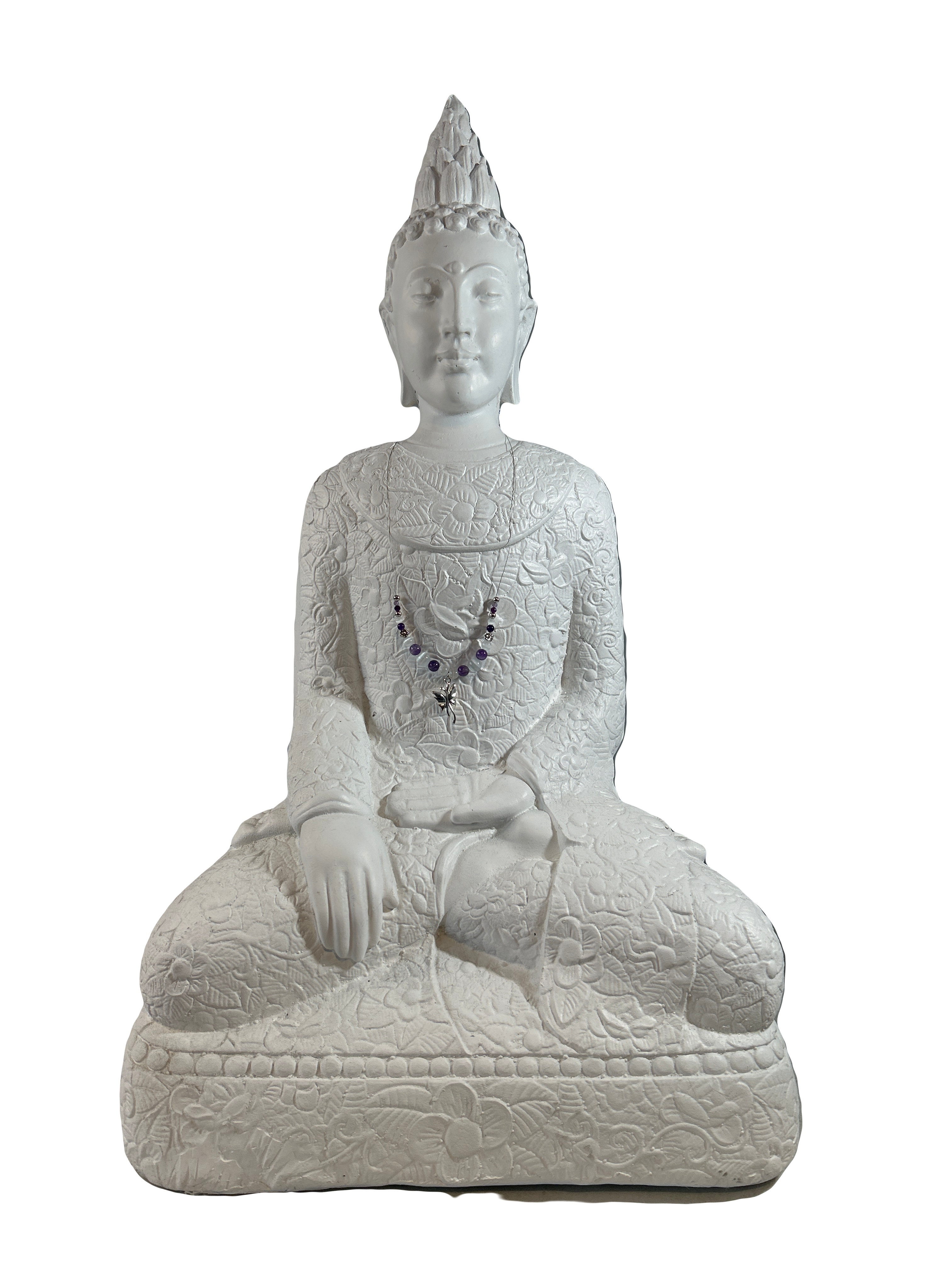 Collier enfants sur fil pierre de lune et améthyste