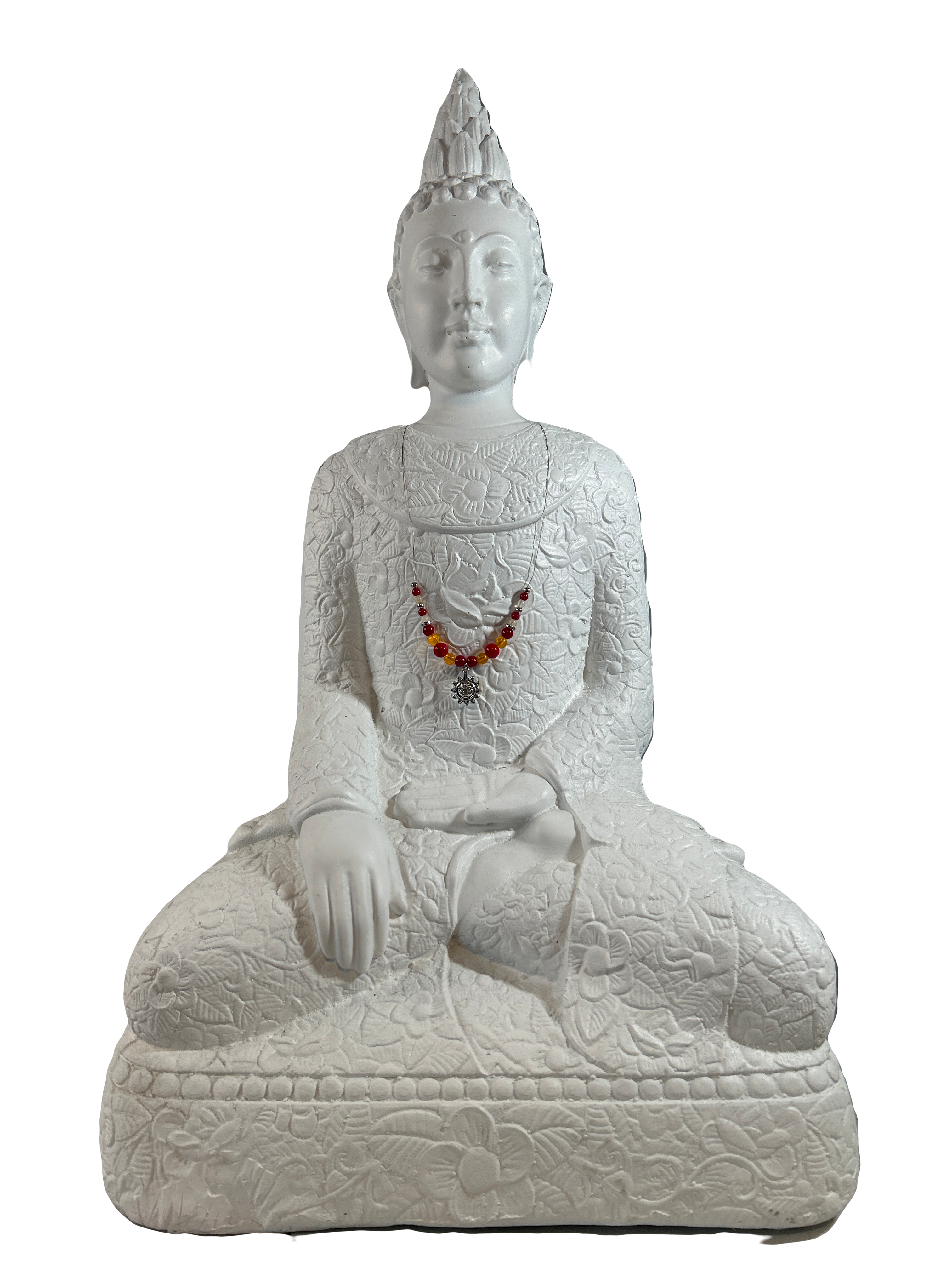 Collier enfants sur fil citrine et corail rouge