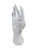 Bracelet enfants 2-5 ans quartz blanc et howlite