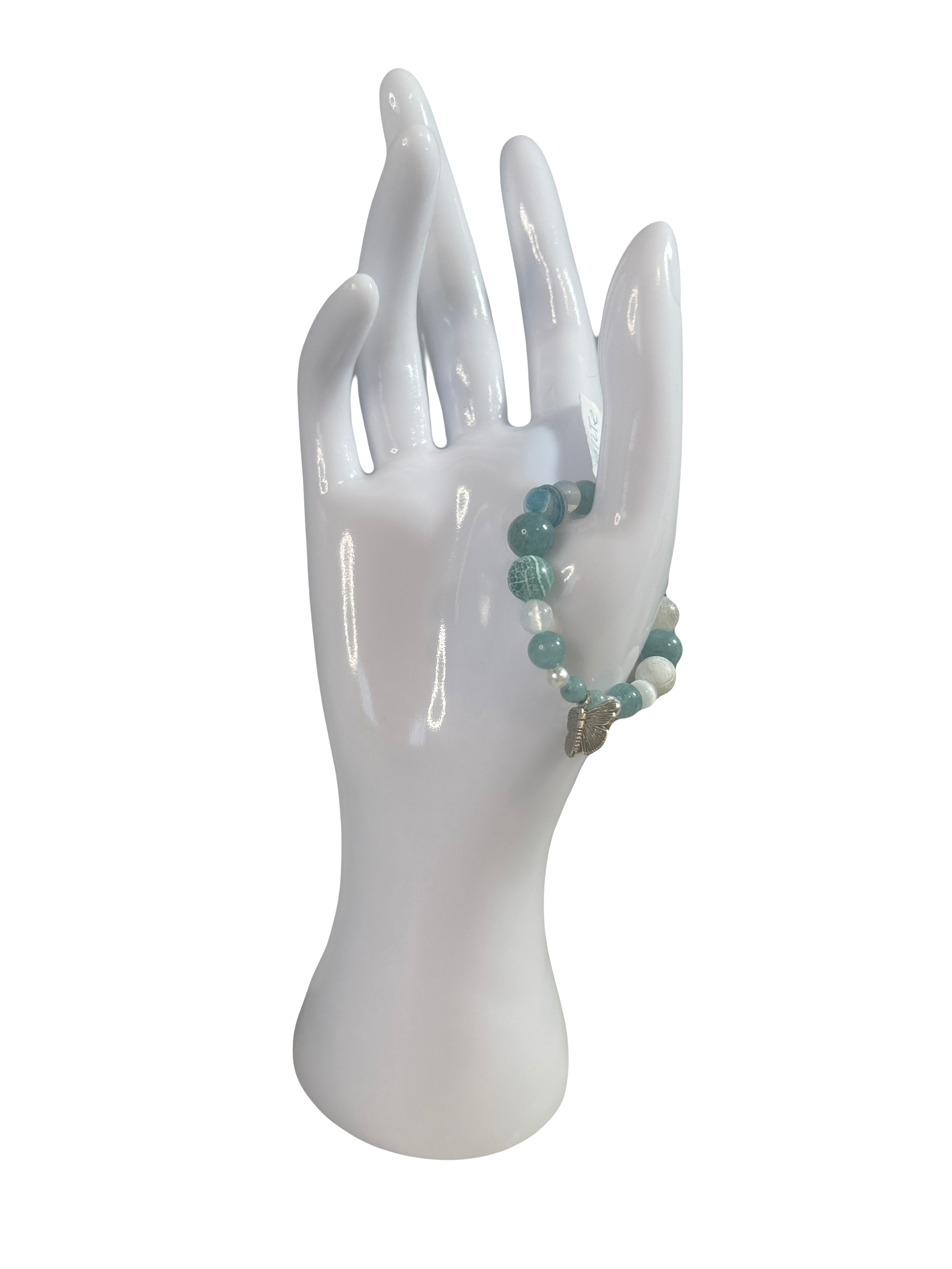 Bracelet enfants 2-5 ans aigue marine et opaline