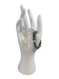 Bracelet enfants 2-5 ans obsidienne et œil de tigre bleu
