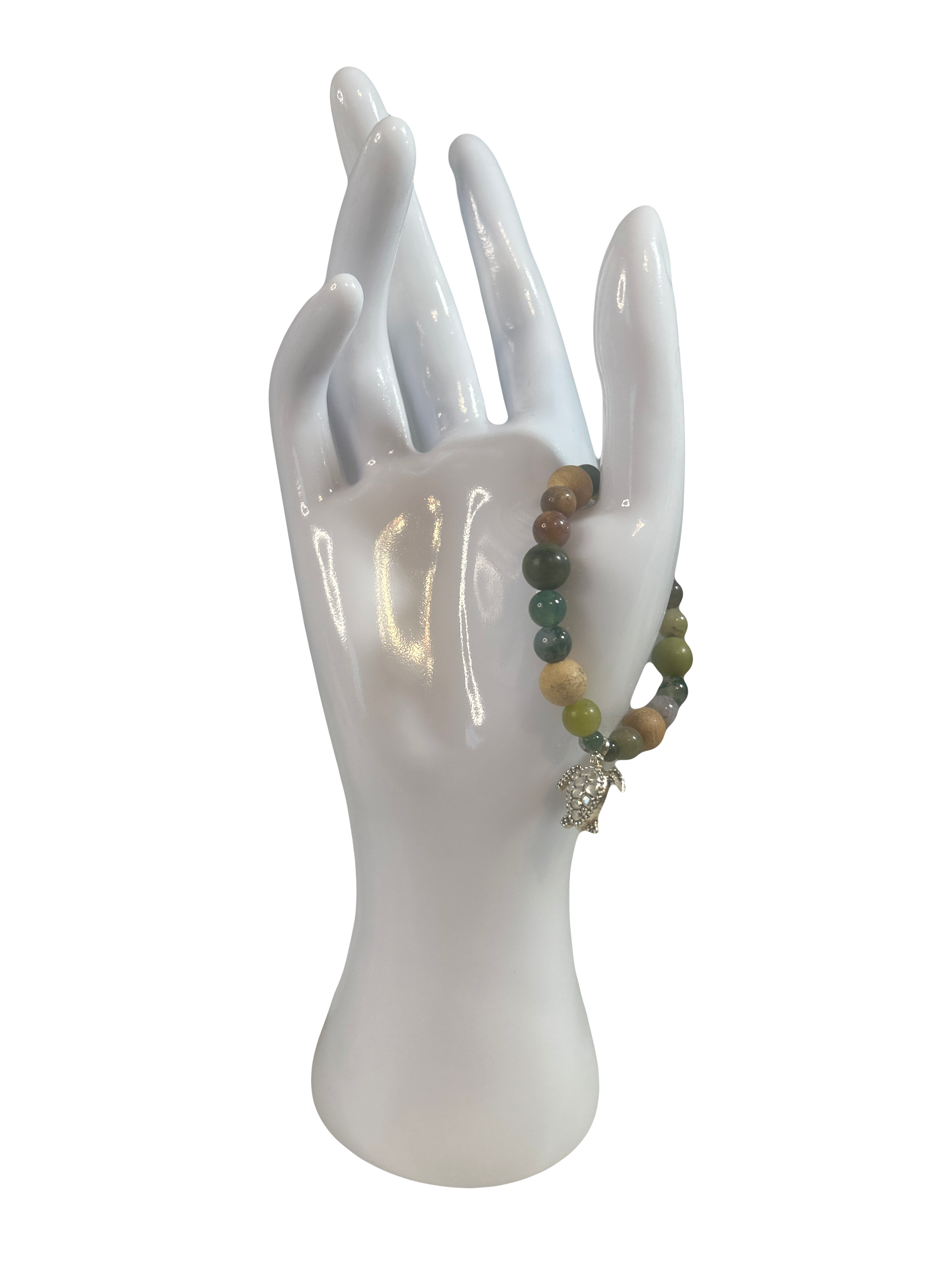 Bracelet enfants 2-5 ans jade de Chine et agate indienne