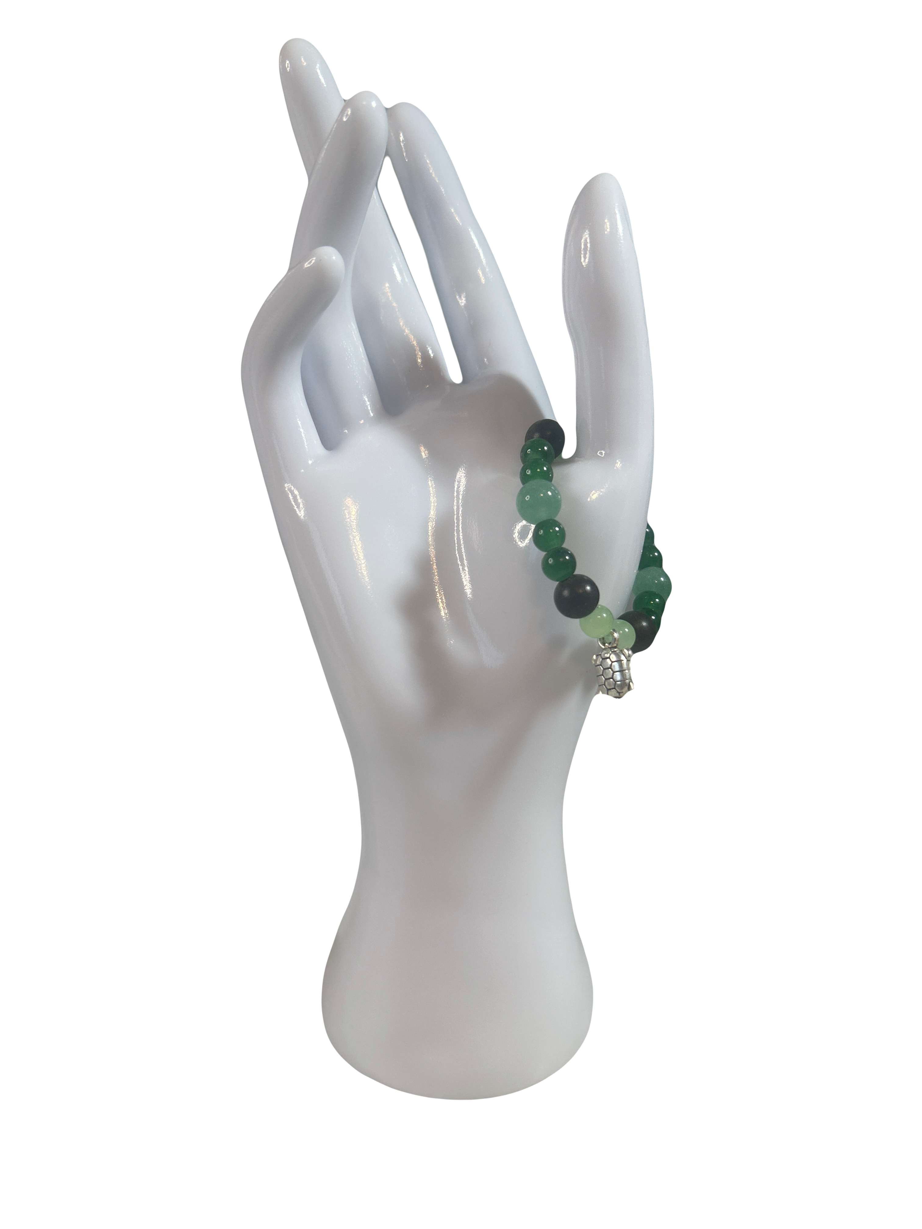 Bracelet enfants 2-5 ans aventurine verte et agate verte