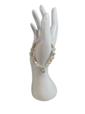 Bracelet enfants 6-12 ans quartz blanc et howlite