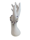 Bracelet enfants 6-12 ans pierre de lune et améthyste