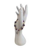 Bracelet enfants 6-12 ans quartz blanc et améthyste