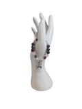 Bracelet enfants 6-12 ans améthyste et quartz rose
