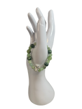 Bracelet enfants 6-12 ans prehnite et aventurine verte