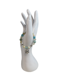 Bracelet enfants 6-12 ans amazonite et jade Afghanistan