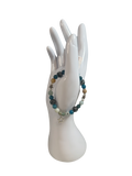 Bracelet enfants 6-12 ans amazonite et apatite bleue