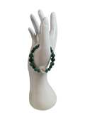 Bracelet enfants 6-12 ans obsidienne et malachite