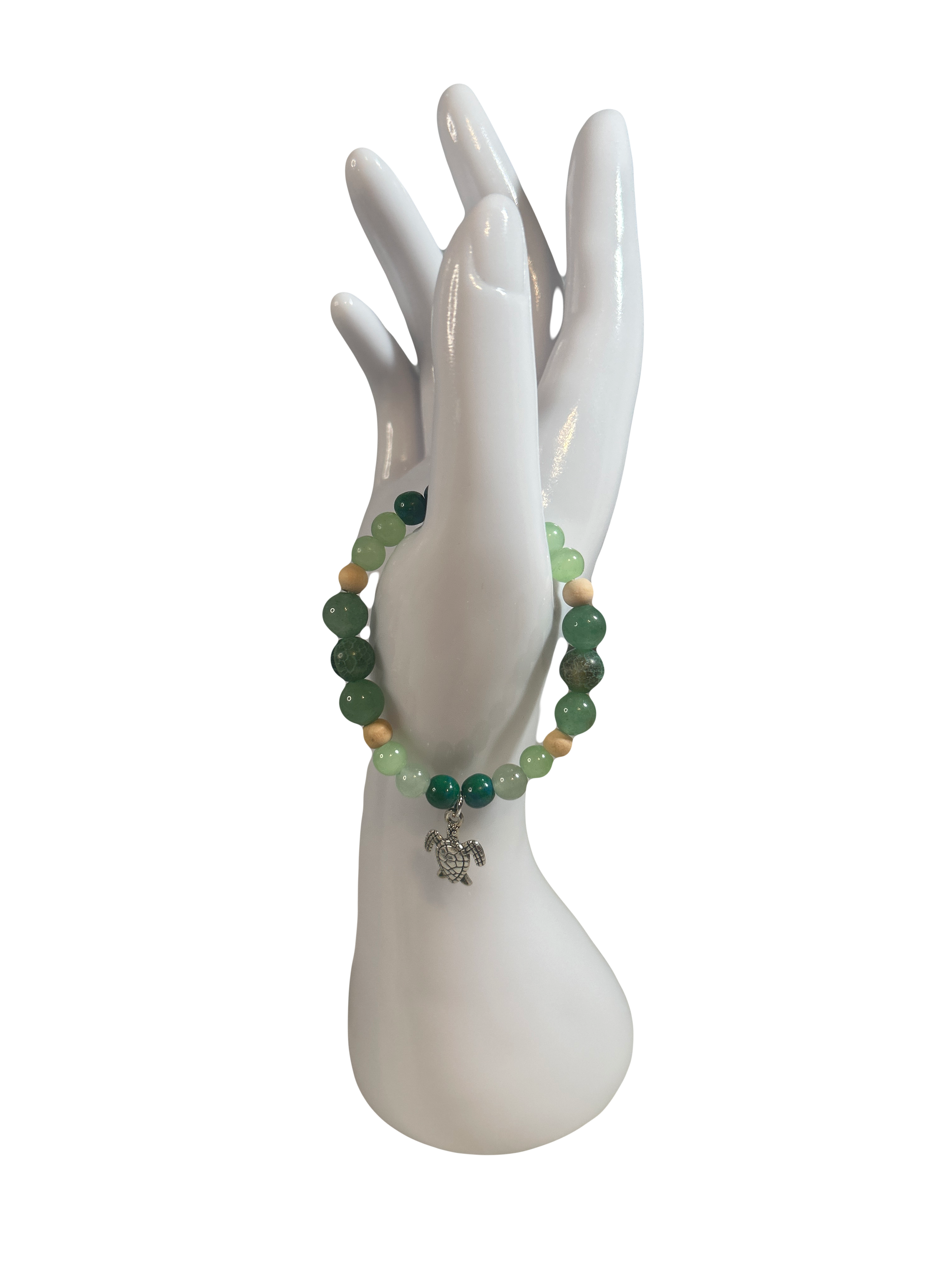 Bracelet enfants 6-12 ans aventurine verte et apatite verte