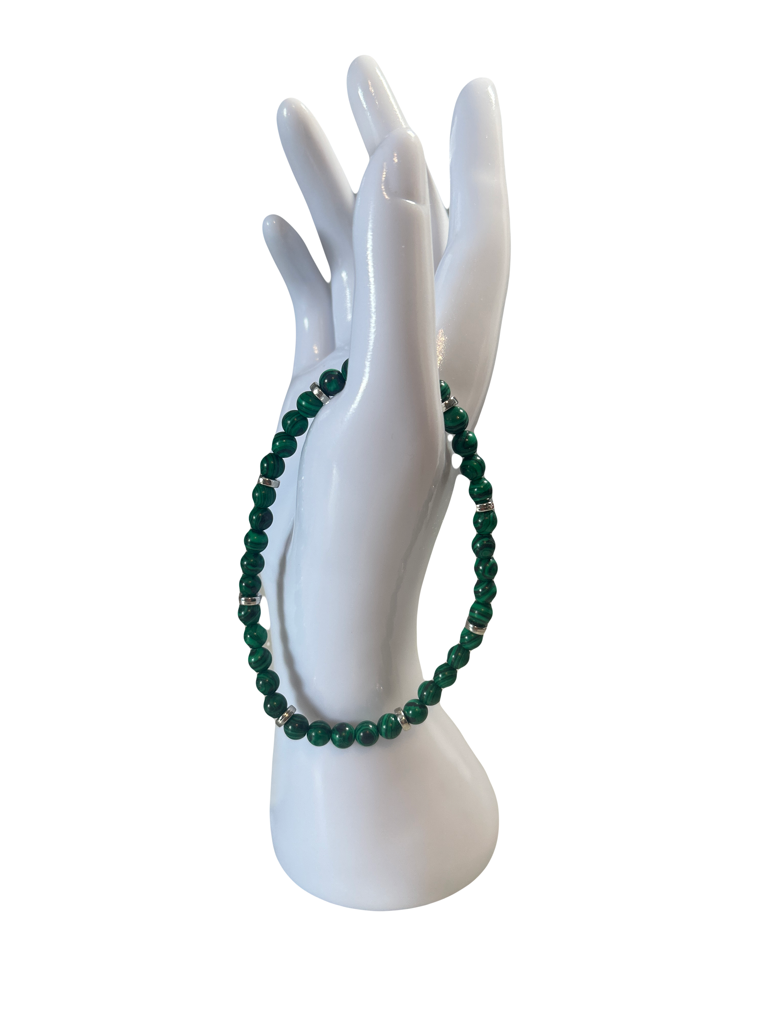 Bracelet pour cheville malachite