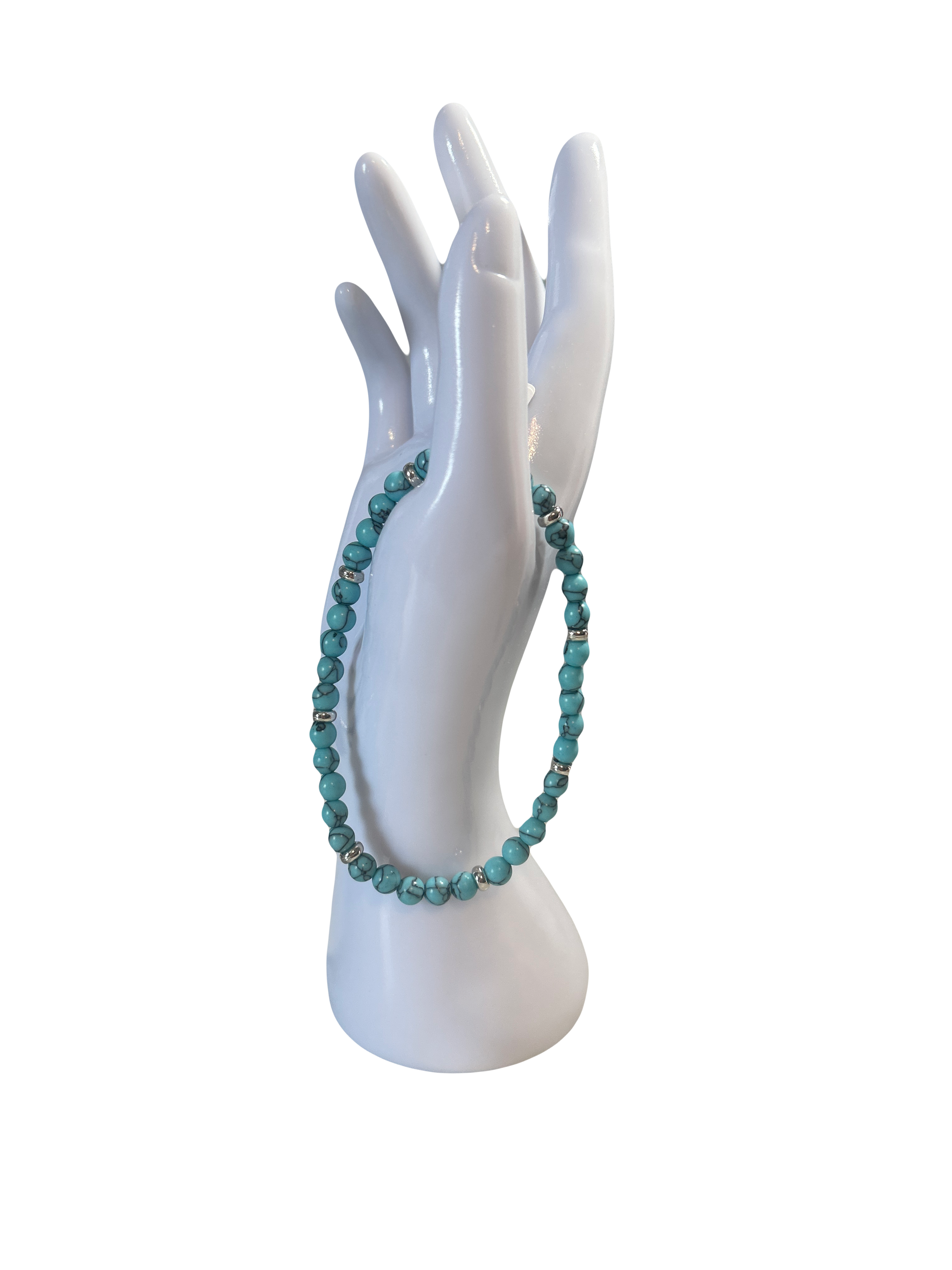 Bracelet pour cheville turquoise