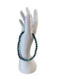 Bracelet pour cheville apatite bleue