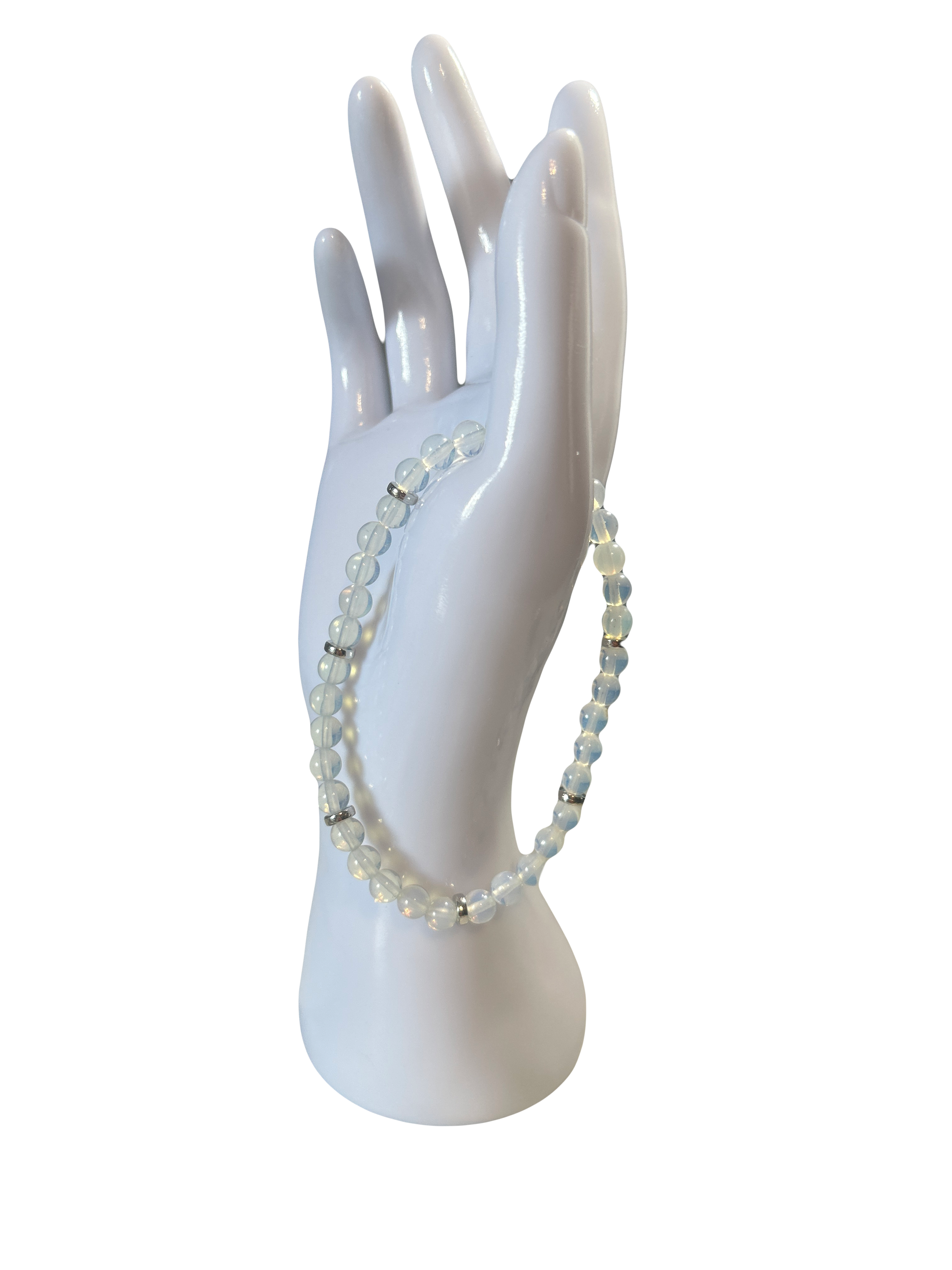 Bracelet pour cheville opaline