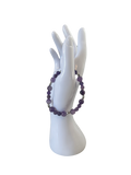 Bracelet acier inoxydable améthyste