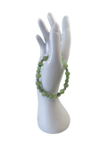 Bracelet acier inoxydable prehnite