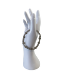 Bracelet acier inoxydable quartz fumé