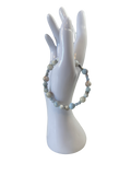 Bracelet acier inoxydable calcédoine