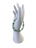 Bracelet acier inoxydable aventurine verte