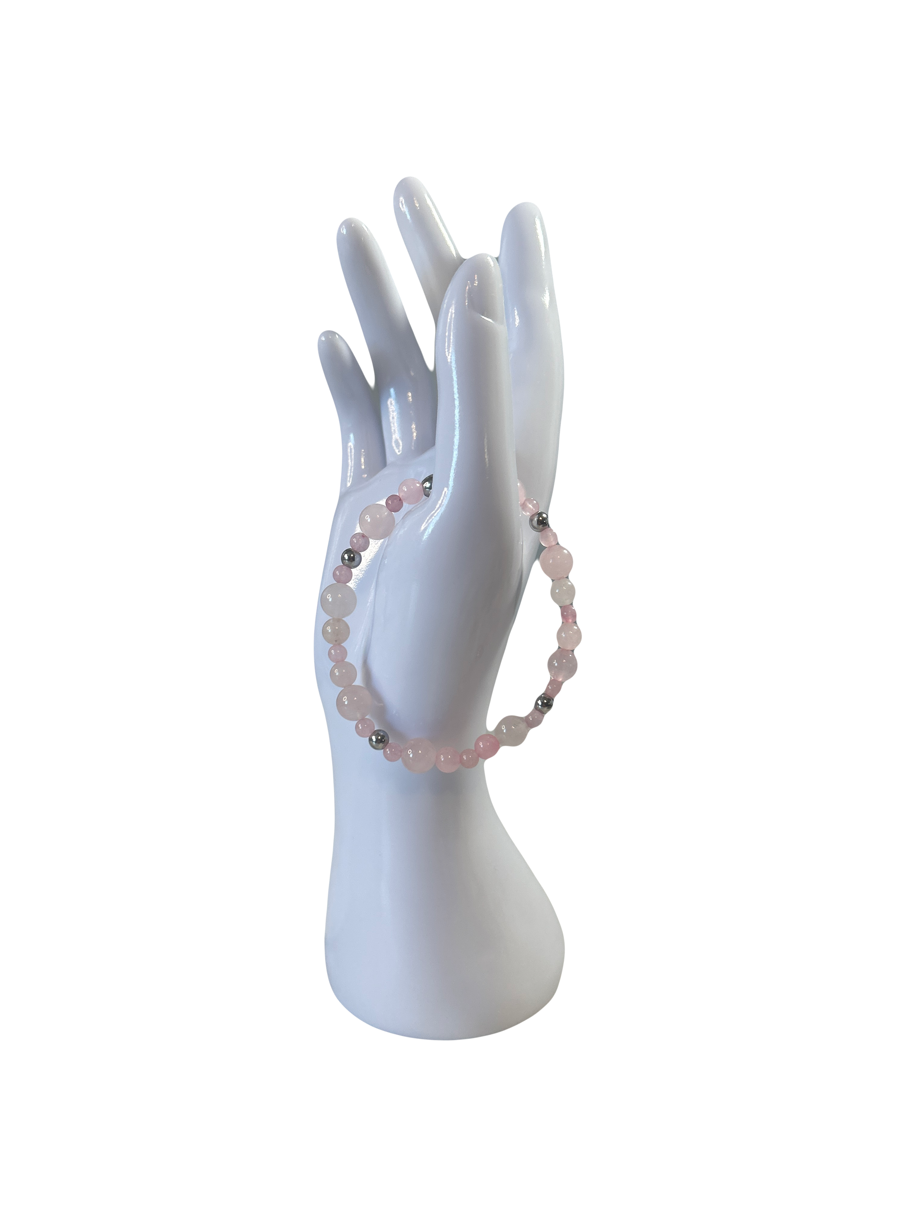 Bracelet acier inoxydable quartz rose