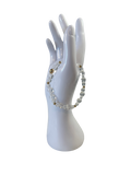 Bracelet acier inoxydable cristal de roche