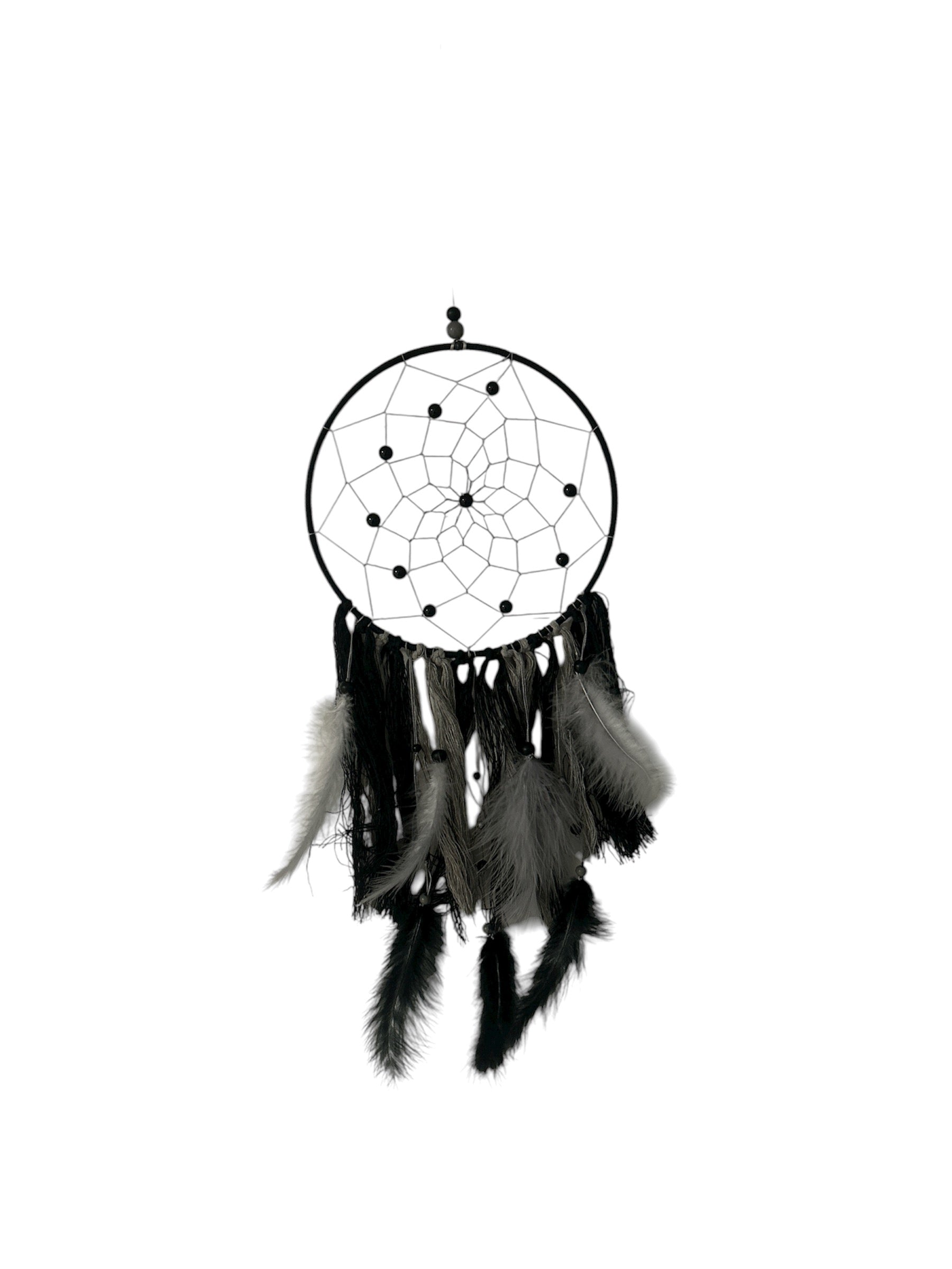 Capteur de rêve Obsidienne 9 pouces