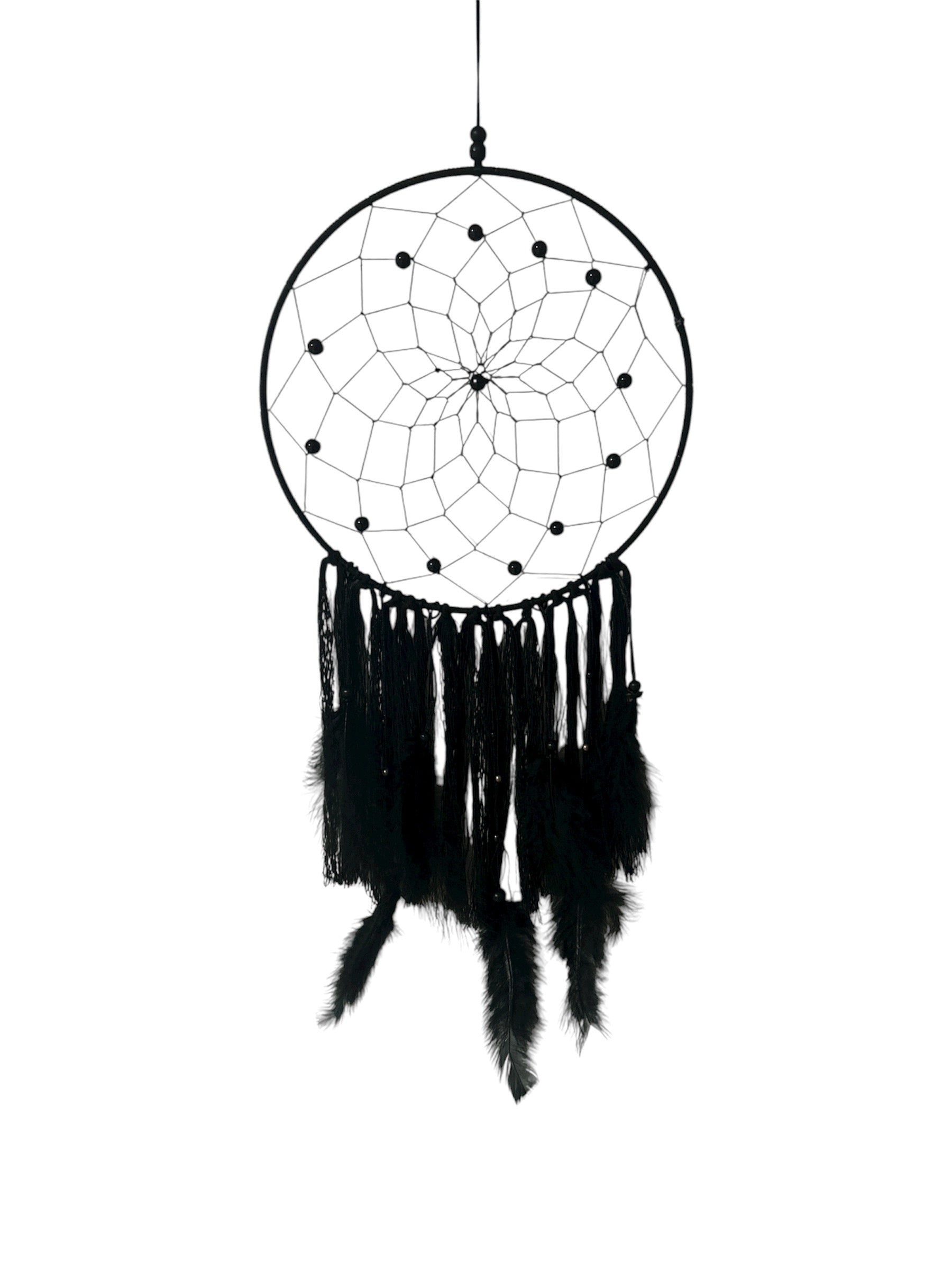 Capteur de rêve 12 pouces Obsidienne