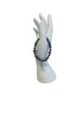 Bracelet jaspe bleu