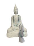 Ensemble collier et bracelet acier inoxydable turquoise