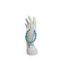 Bracelet œil de chat bleu