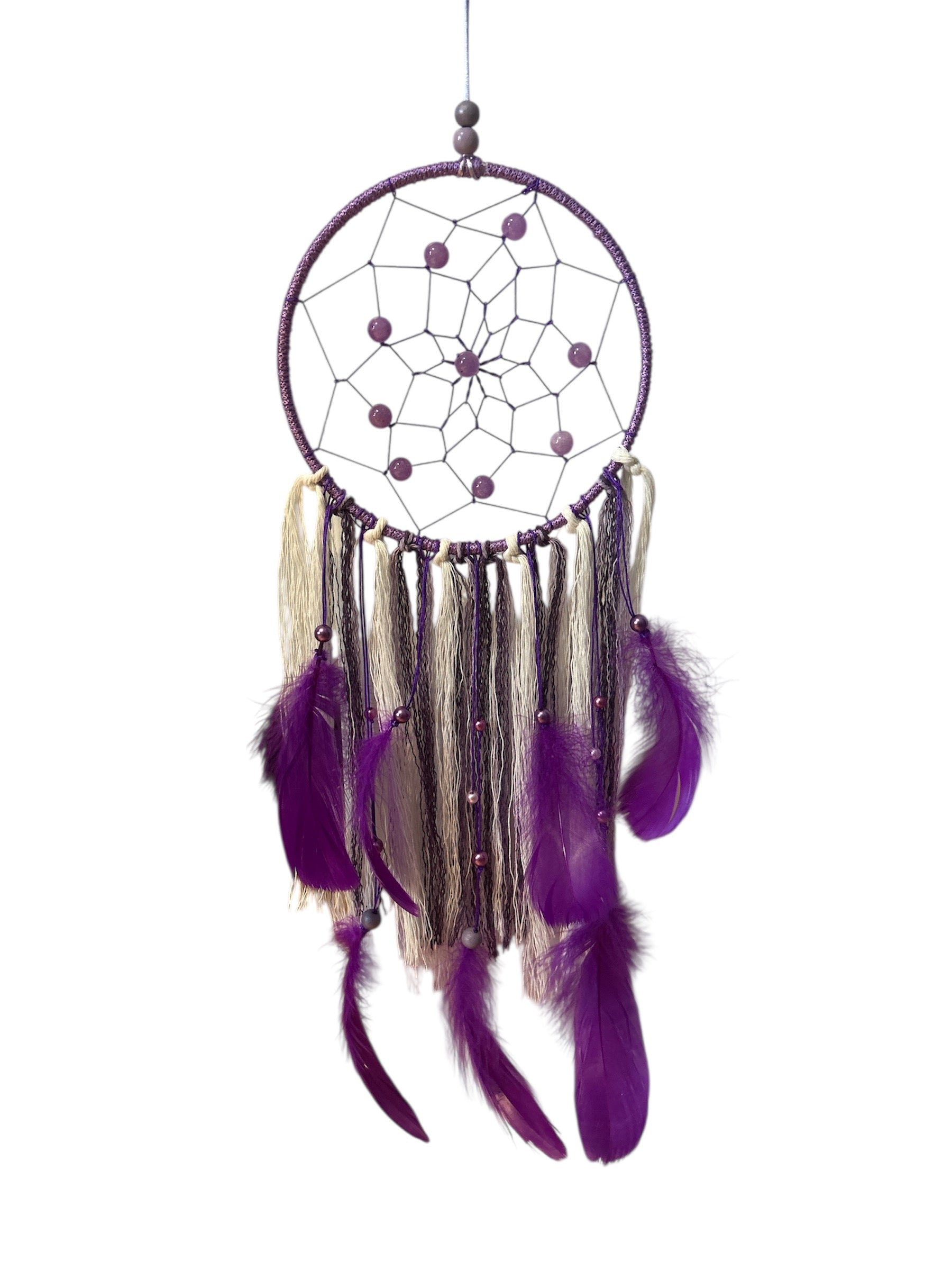 Capteur de rêve 6 pouces Améthyste violet