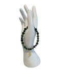 bracelet Agate mousse homme