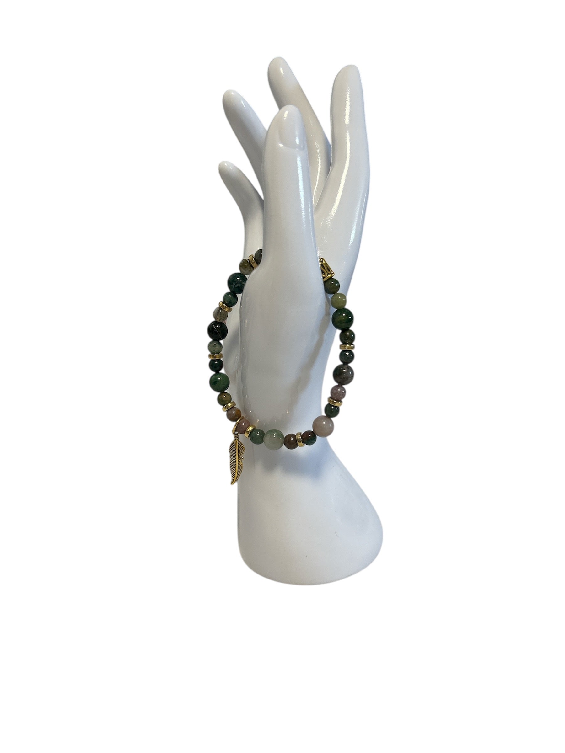 bracelet Agate indienne homme