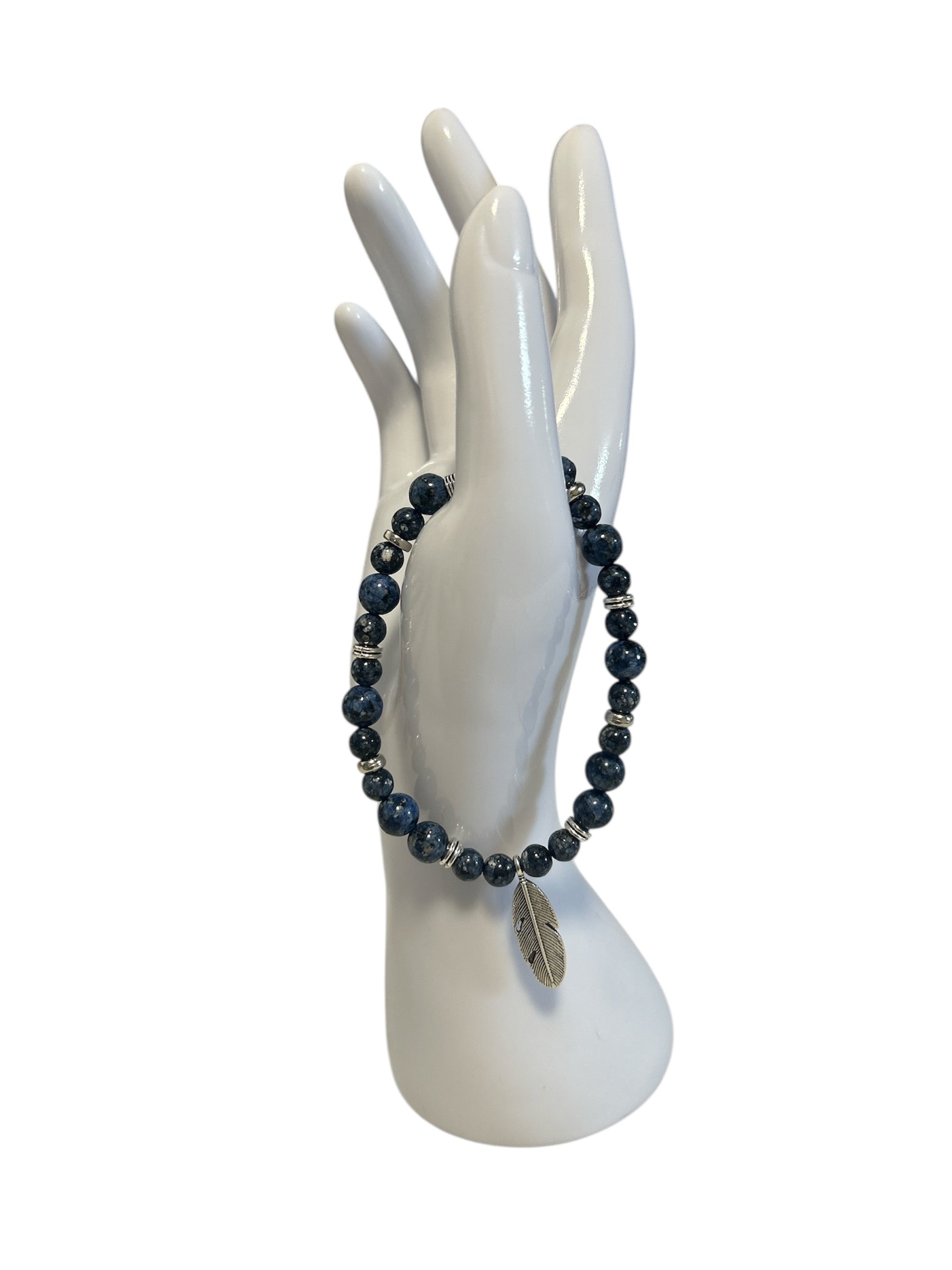 bracelet Jaspe bleu