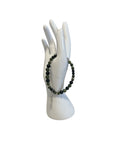 bracelet Jaspe vert et onyx mat