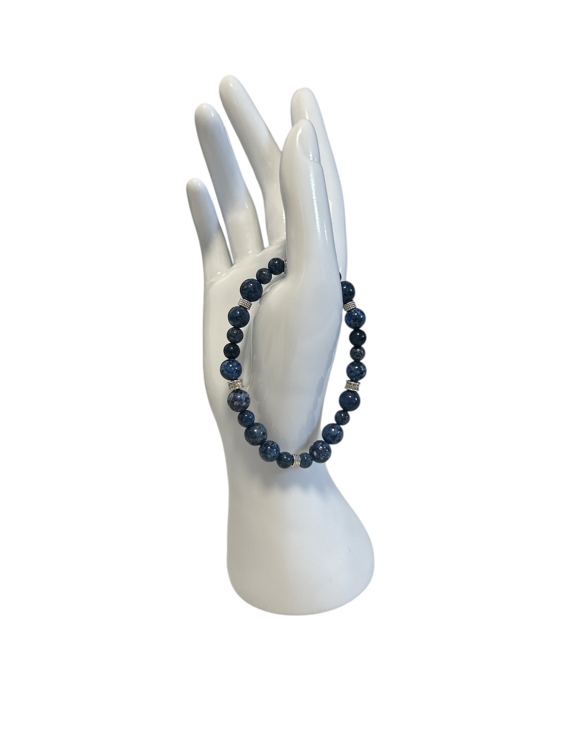 bracelet Jaspe bleu