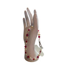 Attache cellulaire quartz fraise et Quartz rose
