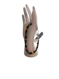 Attache cellulaire œil de tigre et obsidienne