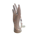 Attache cellulaire quartz rose et pierre de lune