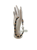 Attache cellulaire obsidienne et hématite